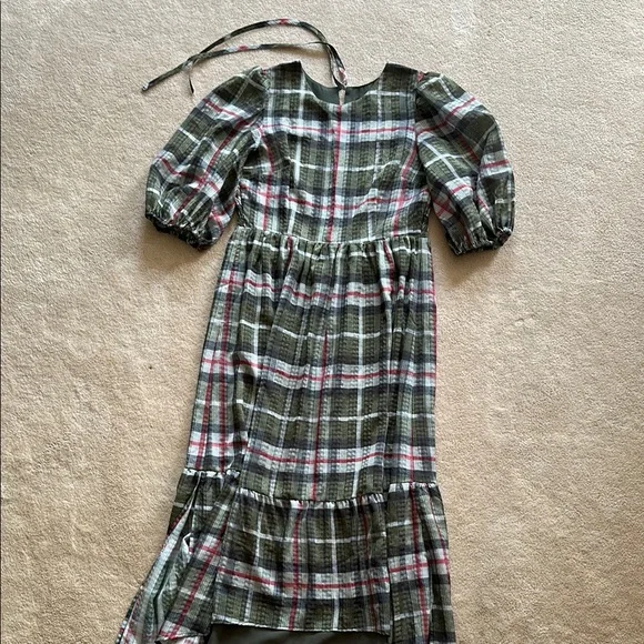 All Saints | Dresses | All Saints Womens Plaid Maxi Dress | Poshmark